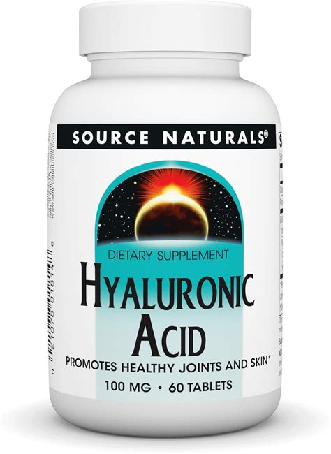 Source Naturals Hyaluronic Acid, Promotes Healthy Joints and Skin ...