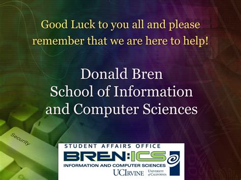 PPT - Donald Bren School of Information and Computer Sciences PowerPoint Presentation - ID:8712126