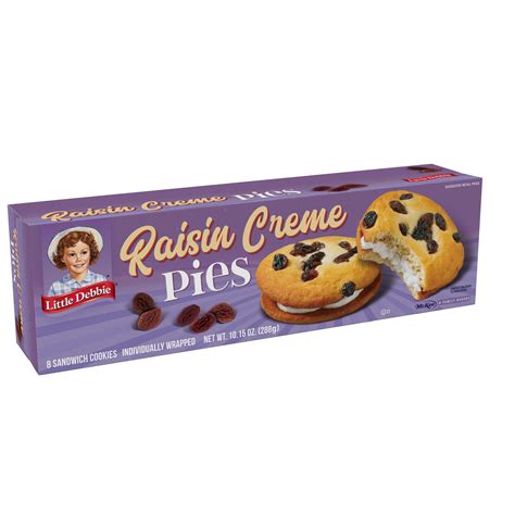 Little Debbie Raisin Creme Pies, 8 ct, 10.15 oz - Walmart.com - Walmart.com