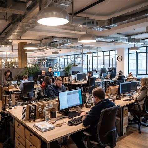 People On Computers at Office 的图像结果