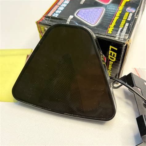 F1 Triangular Matrix LED Rain Flasher | Smoked Finish High-Visibility ...
