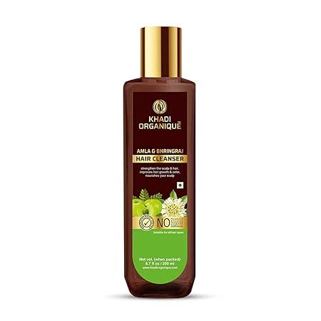 Buy Khadi Organique Amla & Bhringraj Hair Shampoo for Hair Fall ...