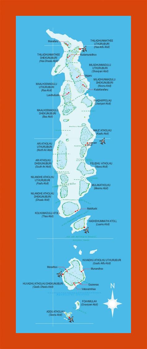 Map of Maldives | Maps of Maldives | Maps of Asia | GIF map | Maps of the World in GIF format ...