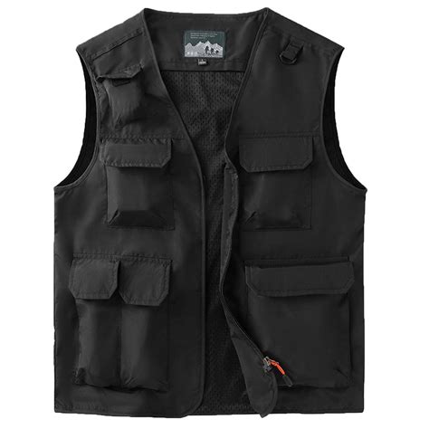 Men's Utility Outdoor Fishing Vest, Big & Tall 2024 Summer Hiking ...