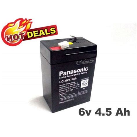 Panasonic Rechargeable Battery 6V 4.5Ah _0711001 | Shopee Malaysia