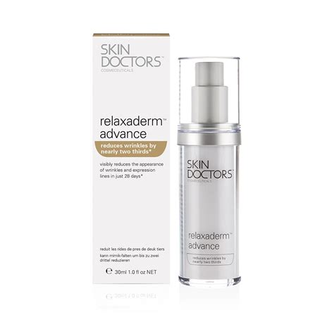 Skin Doctors Relaxaderm Advance helps reduce the appearance of wrinkles ...