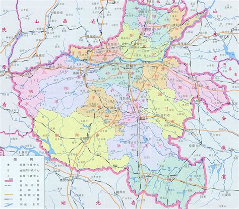 河南地图 - 河南地图高清版 - 河南地图全图
