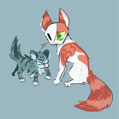 brightheart and jaykit : r/WarriorCats