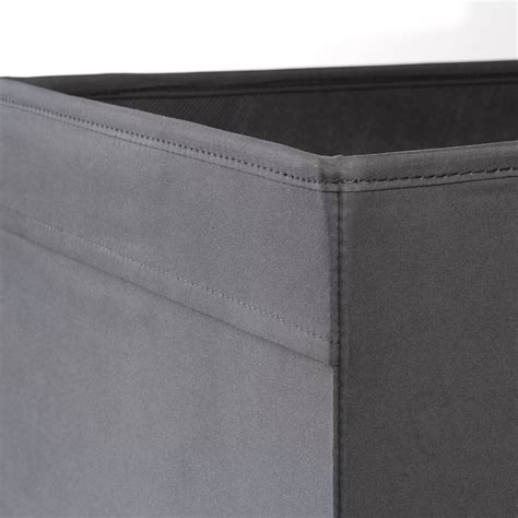 DRÖNA box, dark grey, 33x38x33 cm (13x15x13") - IKEA
