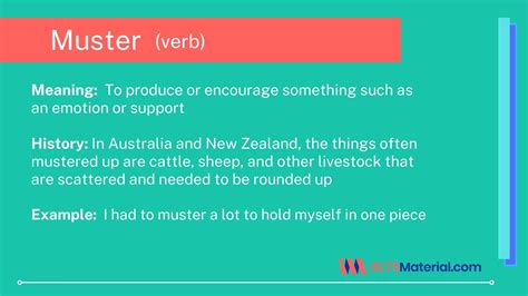 Cut Muster Definition at Frank Keith blog