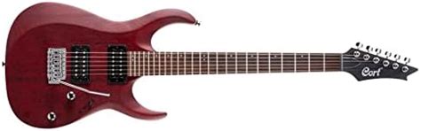 Cort Meranti Electric Guitar X100 OPBC, Brown : Amazon.in: Musical ...