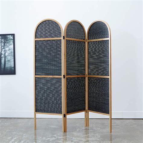 Buy Livinia Bamboo Room Divider, 3-Panel Folding Privacy Screen Room ...
