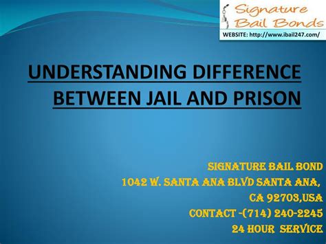 Jail And Prison Difference