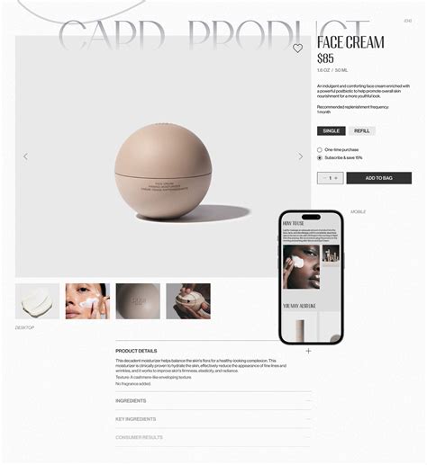 SKKN BY KIM | E-commerce redesign :: Behance