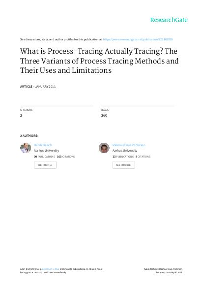 Image result for Process tracing Steps