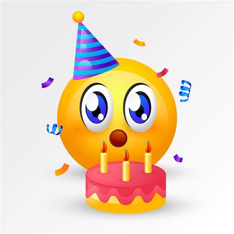 Images de Anniversaire emoji – Téléchargement gratuit sur Freepik