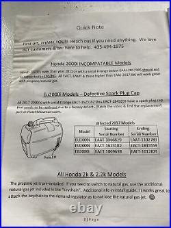 Image result for Honda Generator Propane Conversion Kit