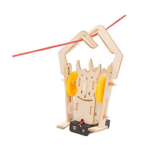 DIY STEM Rope Climbing Robot Toy Children Learning Science Education K
