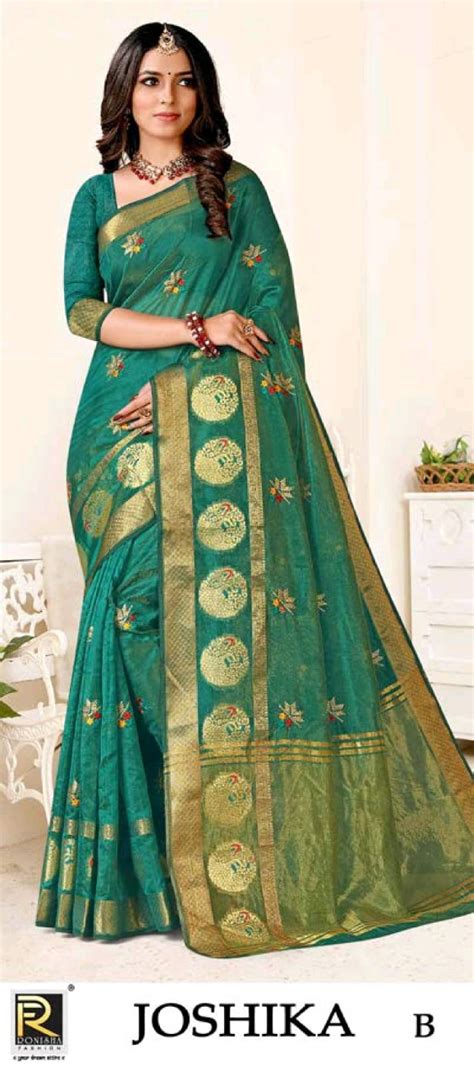 Ronisha Joshika Occasional Banarasi Silk Saree Collection : Textilecatalog