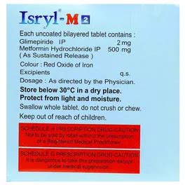 Isryl-M 2 Tablet | Uses, Side Effects, Price | Apollo Pharmacy