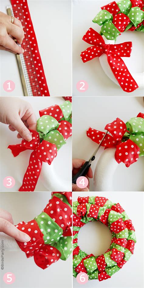 diy christmas decorations ribbon
