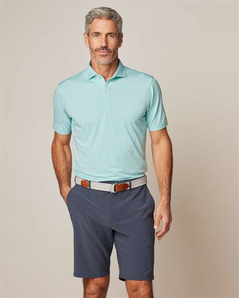 Michael Striped Jersey Performance Polo · johnnie-O
