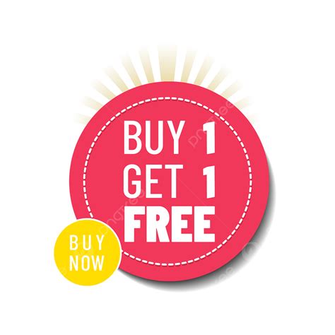 Sale Promotion Discount Vector Design Images, Buy One Get One Free Promotion Label Sale Discount ...