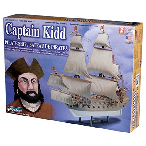 Lindberg 1/130 Scale Captain Kidd Pirate Ship : Amazon.in: Toys & Games