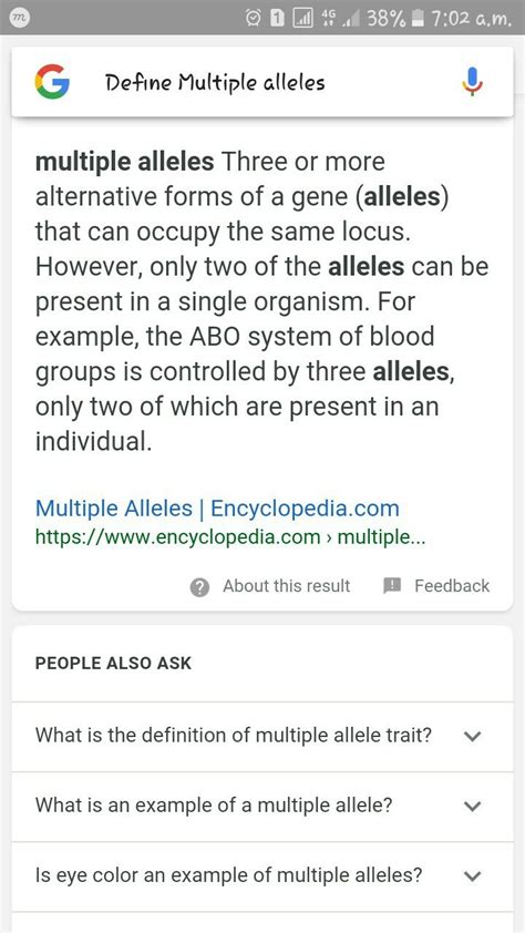 define multiple alleles? - Brainly.in
