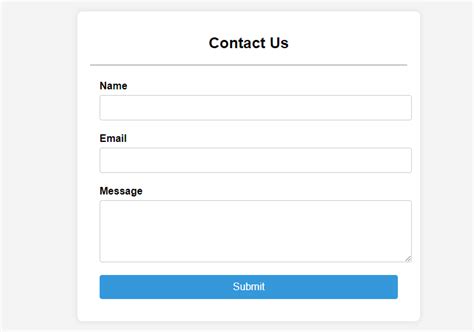Image result for Sample CSS Form