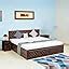 SONA ART & CRAFTS Niwar Sheesham Wood Queen Size Bed with Storage Box ...