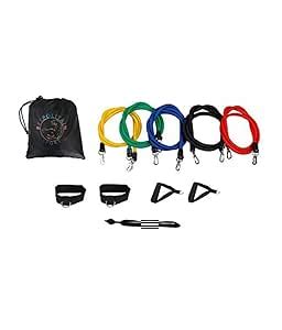 iFire Resistance Bands Kit - 11-Piece Exercise Band Set with Handles ...