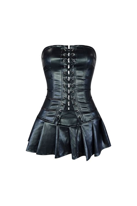 Battlefield Faux Leather Corset & Skirt SET | Fashion outfits, Outfits ...
