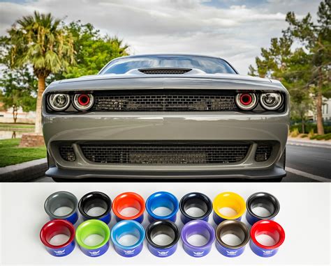 2015-2021 Bulletproof Powder Coated Dodge Challenger Headlight Intake ...