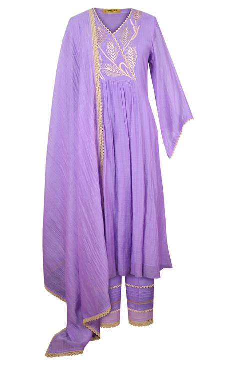 Spike Angrakha Suit - LILAC – Jasminum