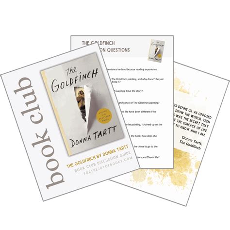 Book Review: The Goldfinch by Donna Tartt | For the Joy of Books