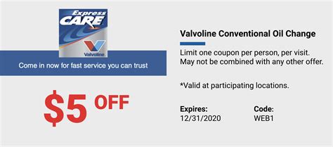 Valvoline Express Care - Fast Oil Changes, Featuring Quality Valvoline ...