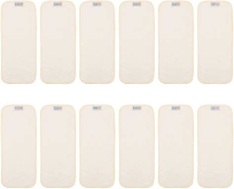 Amazon.com : ALVABABY 12PCS Cloth Diaper Inserts - 3-Layer Super Soft ...
