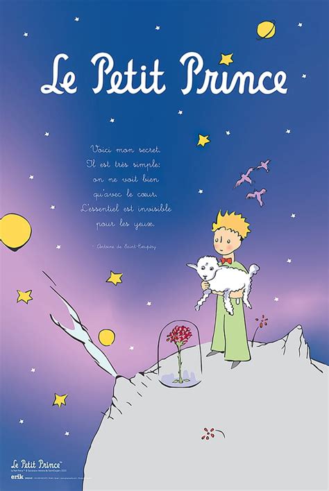 Buy Le Petit Prince - The Little Prince - Poster French Book Cover ...