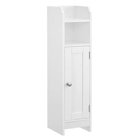 Buy VASAGLE Small Bathroom Storage Corner Floor Cabinet with Door and ...