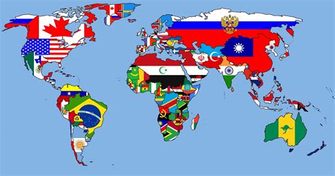 Flags Countries Map at Jasper Butler blog