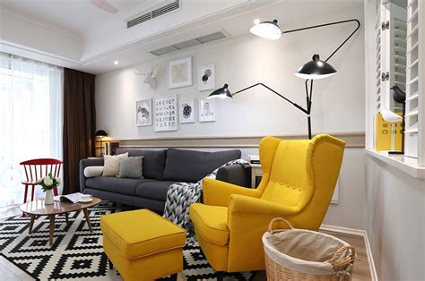 简欧 - 欧式风格三室一厅装修效果图 - 设计师杨晓云设计效果图 - 躺平设计家