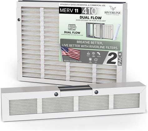 2 Pack Riverline Filter Replacement for AprilAire 410, Whole House Air ...