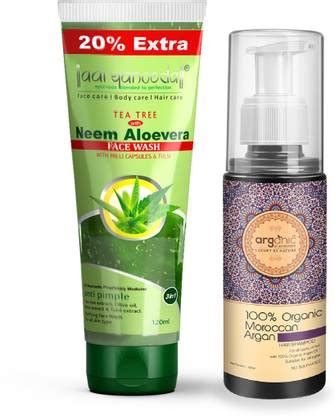 Aaryanveda Tea Tree Face Wash With Neem & Aloe vera Extracts, 120ml And ...