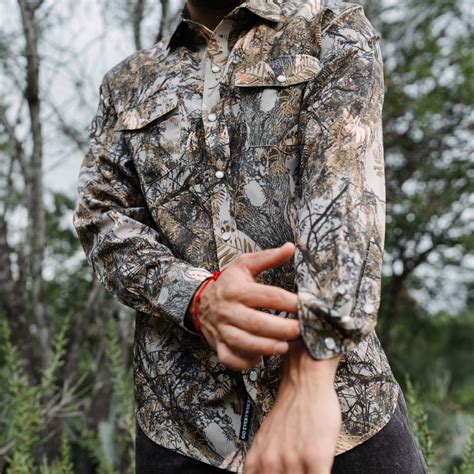 Mesquite Camo Pearl Snap - Raised by Coyotes