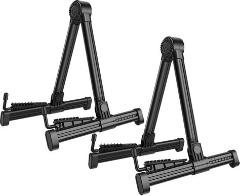 Amazon.com: UPELLA Guitar Stands 2 PACK, Plastic Lightweight A-Frame ...