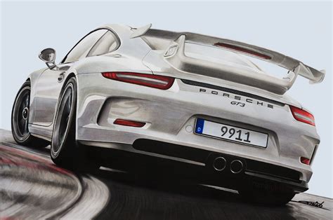 Porsche Drawing Photo - Drawing Skill