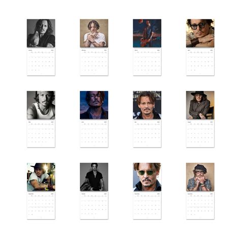 Johnny Depp Calendar Vol.1 - 2024 Calendar, Wall Calendar 2024 sold by ...