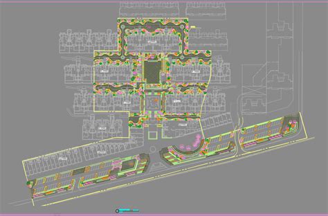 新中式住宅区景观植物种植设计图（含效果图）免费下载 - 园林绿化及施工 - 土木工程网