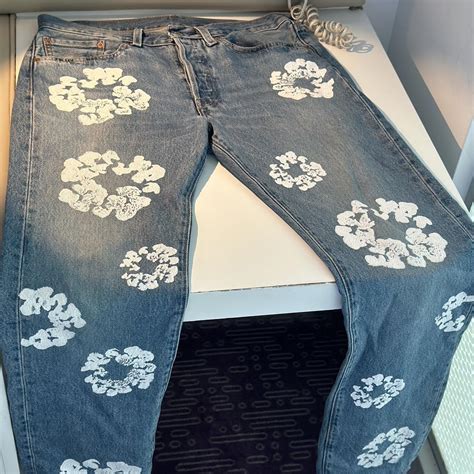 Denim Tears jeans Original Receipt In box - Depop